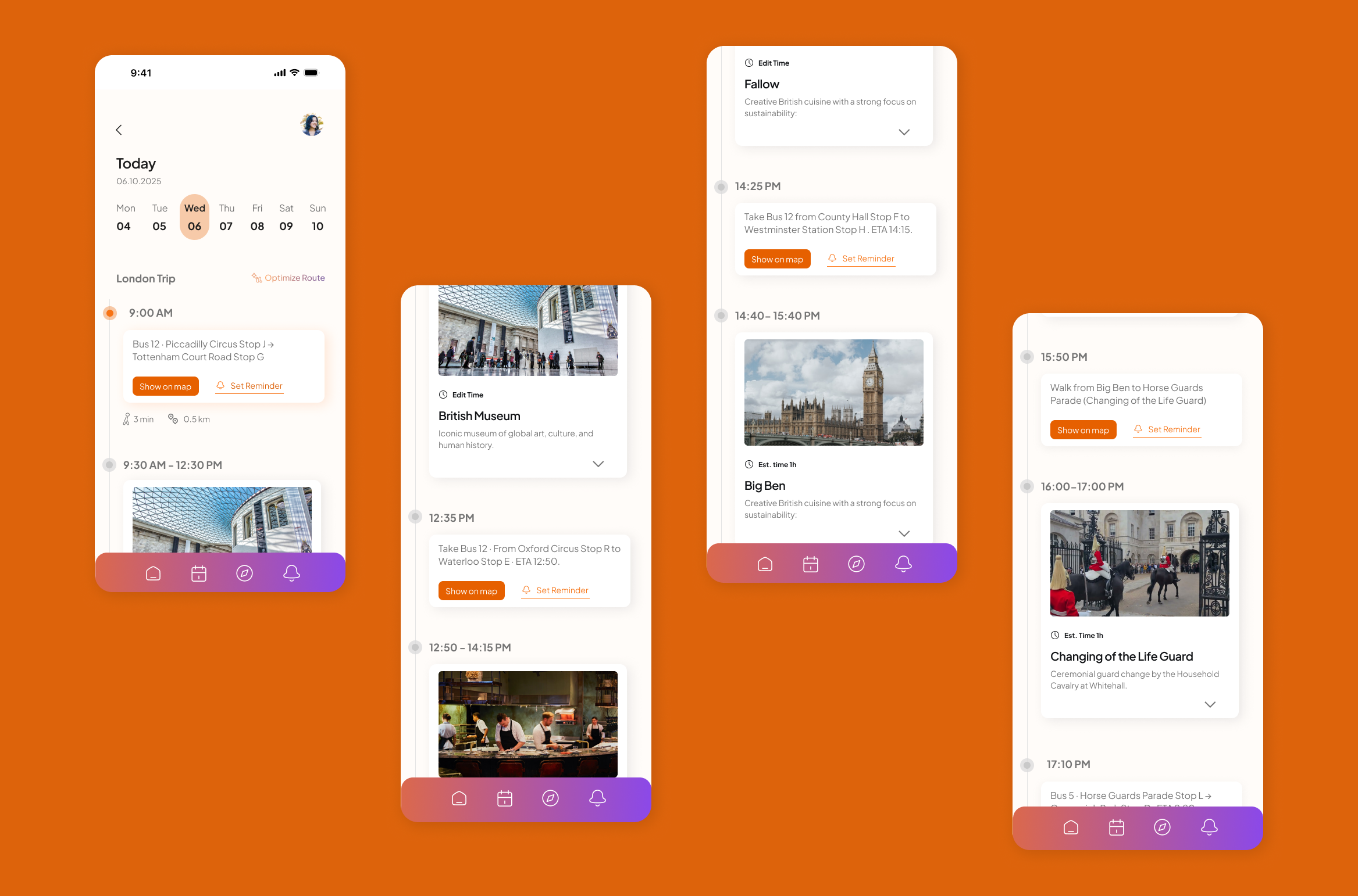 AI optimized Itinerary